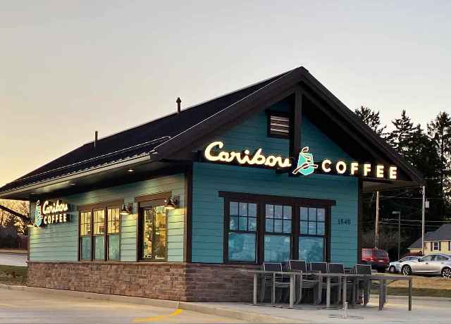 Franchise Caribou Coffee proyeksi balik modal (BEP) untuk lokasi di kota Besar