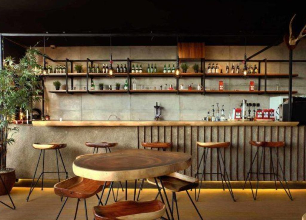 Franchise Coffee Shop Surabaya konsep industrial kekinian estetik
